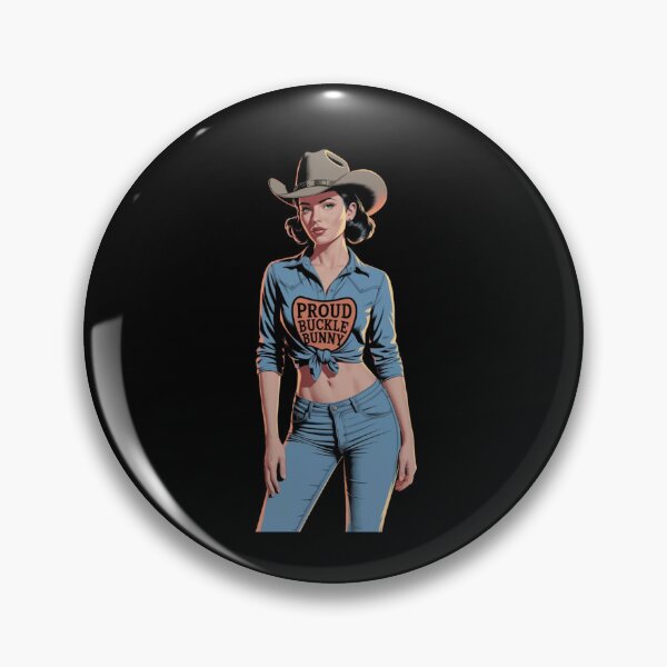 Item preview, Proud Buckle Bunny Western Cowgirl | Country Girl Graphic Tee  designed and sold by Redjakkal.