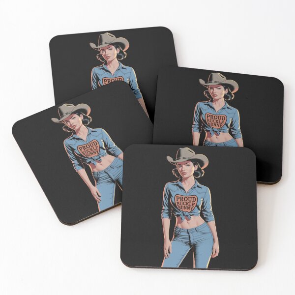 Item preview, Proud Buckle Bunny Western Cowgirl | Country Girl Graphic Tee  designed and sold by Redjakkal.