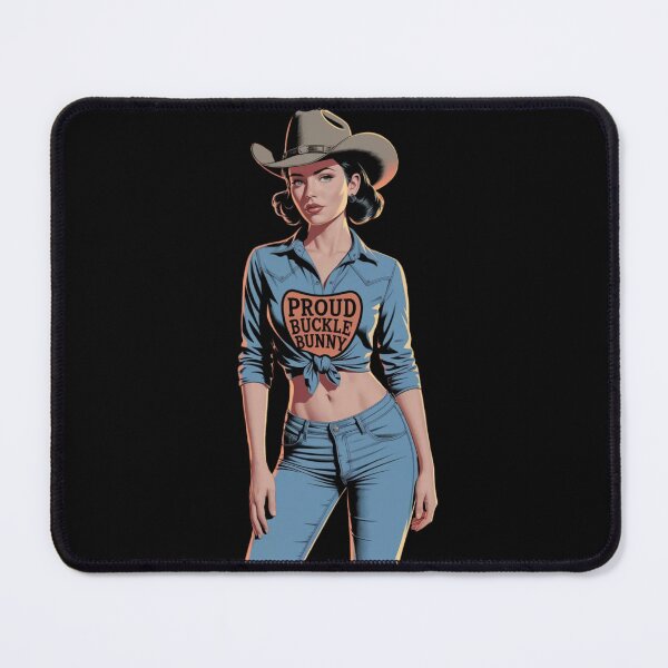 Item preview, Proud Buckle Bunny Western Cowgirl | Country Girl Graphic Tee designed and sold by Redjakkal.