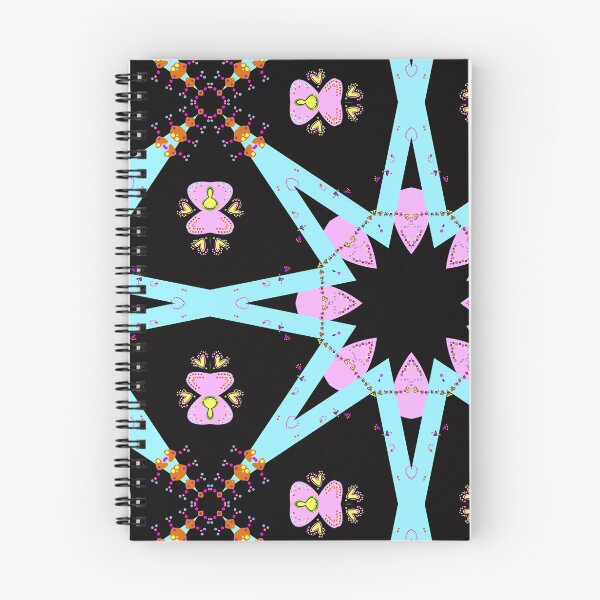 Item preview, Vibrant Blue and Pink Geometric Mandala Design designed and sold by Tinsleybluebell.