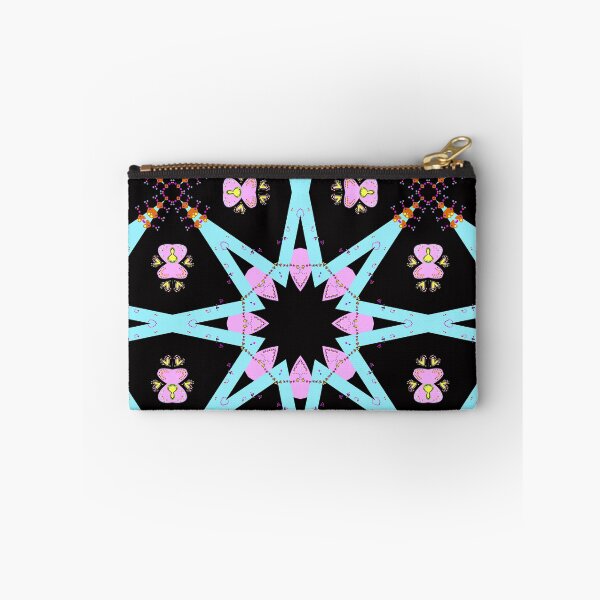 Item preview, Vibrant Blue and Pink Geometric Mandala Design designed and sold by Tinsleybluebell.