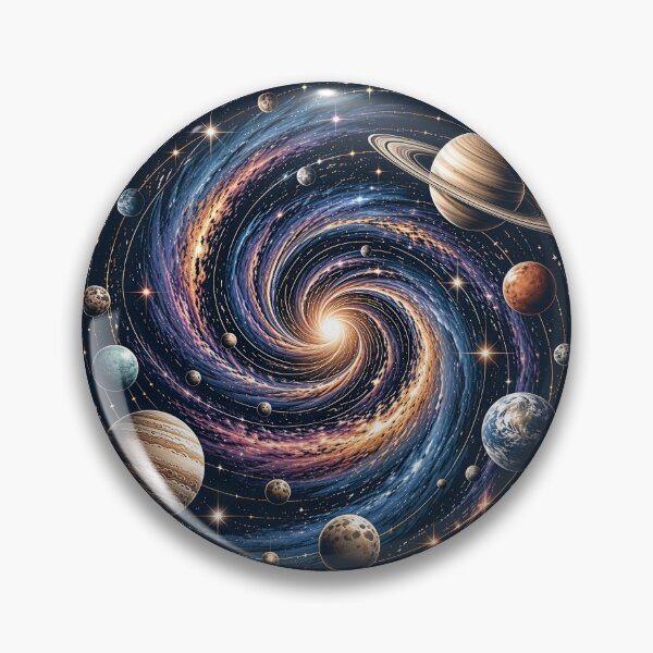 Item preview, Cosmic Whirlpool – Infinite Depths Space Galaxy T-Shirt Design designed and sold by Artisan Finds Online.