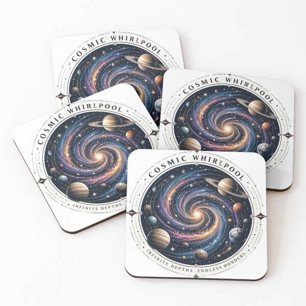 Item preview, Cosmic Whirlpool – Infinite Depths Space Galaxy T-Shirt Design designed and sold by Artisan Finds Online.