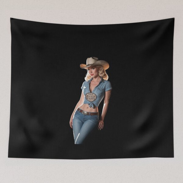 Item preview, Proud Buckle Bunny Western Cowgirl | Country Girl Graphic Tee  designed and sold by Redjakkal.