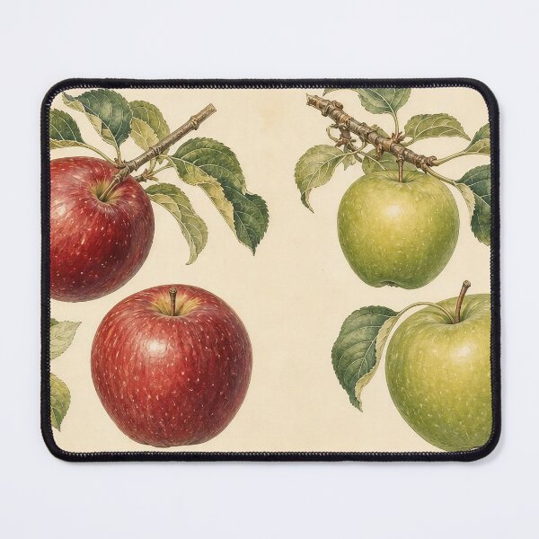 Item preview, Vintage Apple Varieties Botanical Print designed and sold by NuvoraNest.