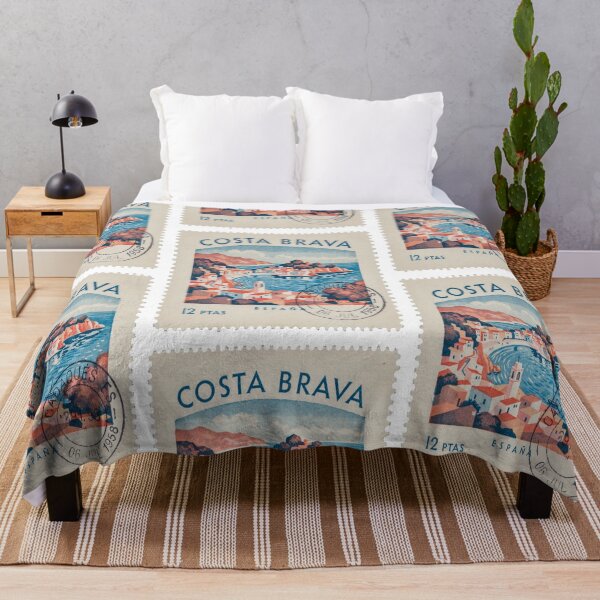 Item preview, Cadaqués Spain Costa Brava Postage Stamp Travel Sticker designed and sold by stickercuffs.