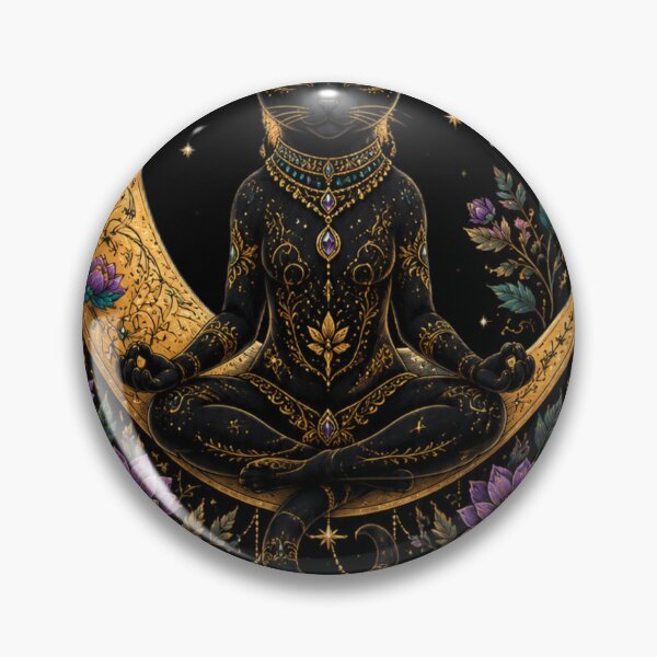 Item preview, Celestial Cat on the Moon designed and sold by lstaford.