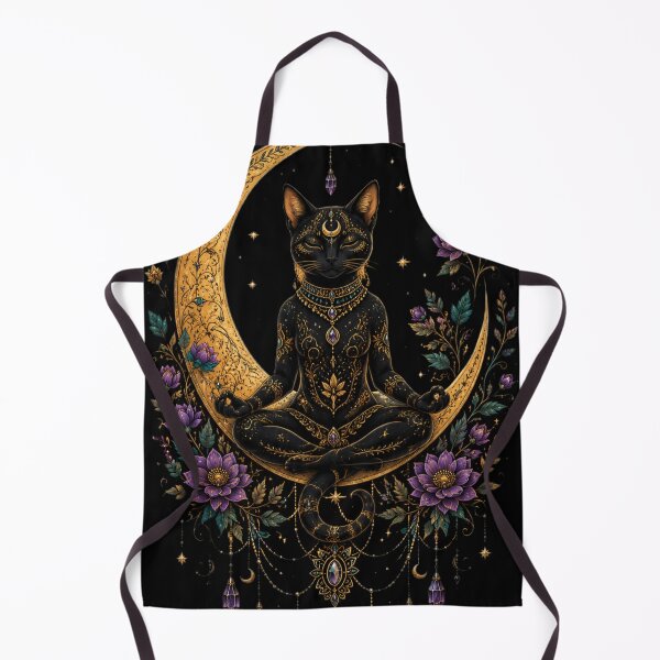 Item preview, Celestial Cat on the Moon designed and sold by lstaford.