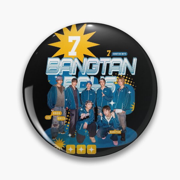 Item preview, BTS Bangtan Boys Retro Y2K Pop Art designed and sold by moamaxshop.