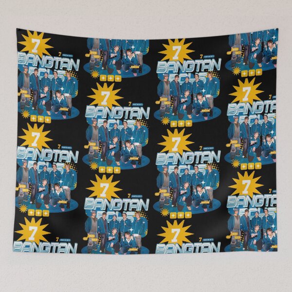 Item preview, BTS Bangtan Boys Retro Y2K Pop Art designed and sold by moamaxshop.