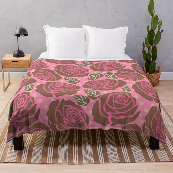 Item preview, Chocolate Roses on Pink designed and sold by Indra's Net.