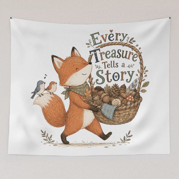 Item preview, Acorn Collector - Cute Fox designed and sold by bapupa.