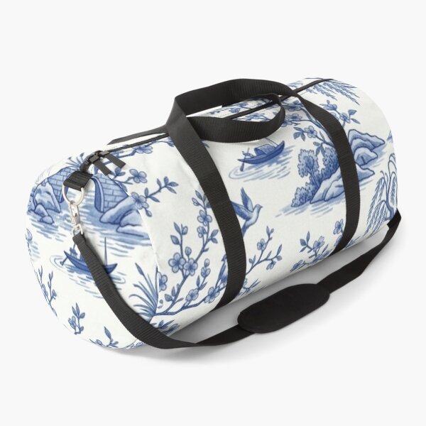 Item preview, Blue Chinoiserie Toile Seamless Pattern designed and sold by FashioonTrends.