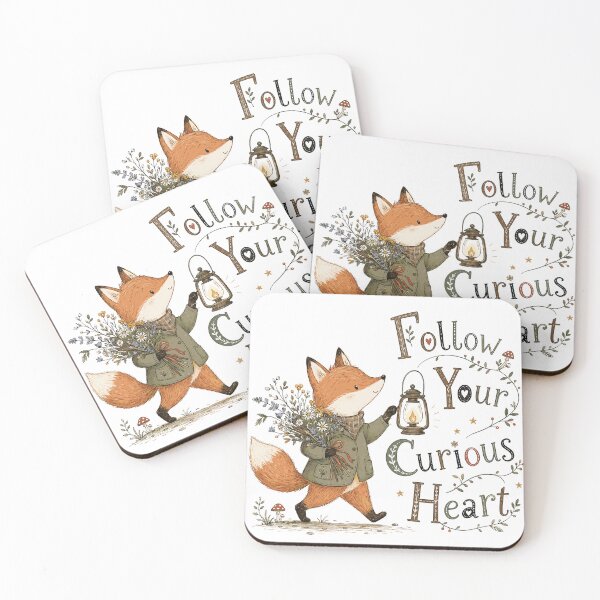 Item preview, Clever Companion - Cute Fox designed and sold by bapupa.
