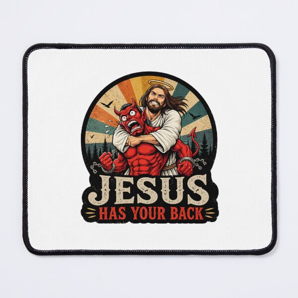 Item preview, Jesus Has Your Back Christian Vintage Graphic designed and sold by HB Shirts.
