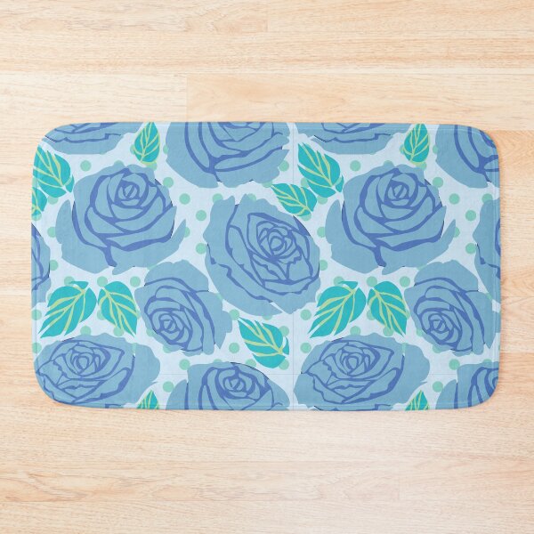 Item preview, Blue Roses on Blue designed and sold by Indra's Net.