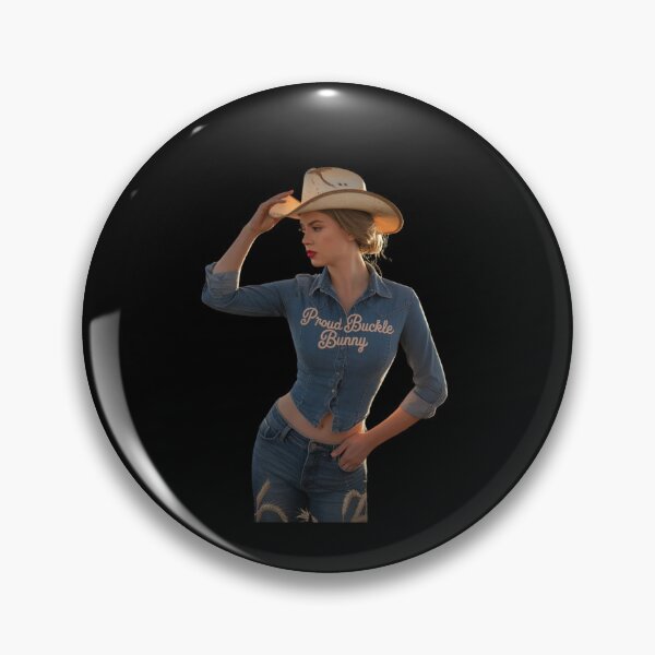 Item preview, Proud Buckle Bunny Western Cowgirl | Country Girl Graphic Tee  designed and sold by Redjakkal.