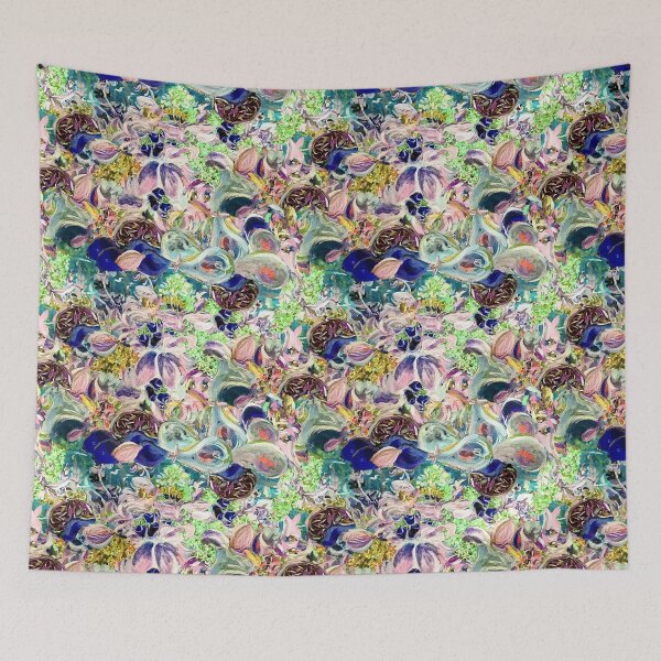 Item preview, ELECTRIC PEARS AND FLOWERS LARGE designed and sold by ABEBERMANCHUTE.