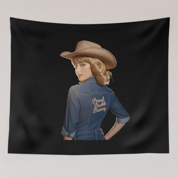 Item preview, Proud Buckle Bunny Western Cowgirl | Country Girl Graphic Tee  designed and sold by Redjakkal.