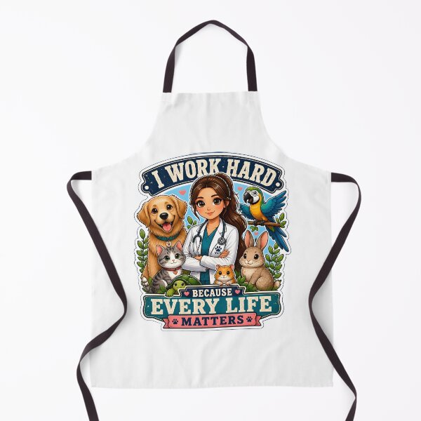 Item preview, I Work Hard Because Every Life Matters | Veterinarian Appreciation Gift designed and sold by Bettybee00.