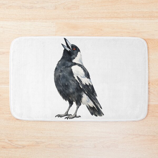 Item preview, Carolling Australian Magpie — Watercolour designed and sold by Jaruart.