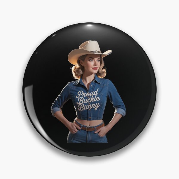 Item preview, Proud Buckle Bunny Western Cowgirl | Country Girl Graphic Tee  designed and sold by Redjakkal.