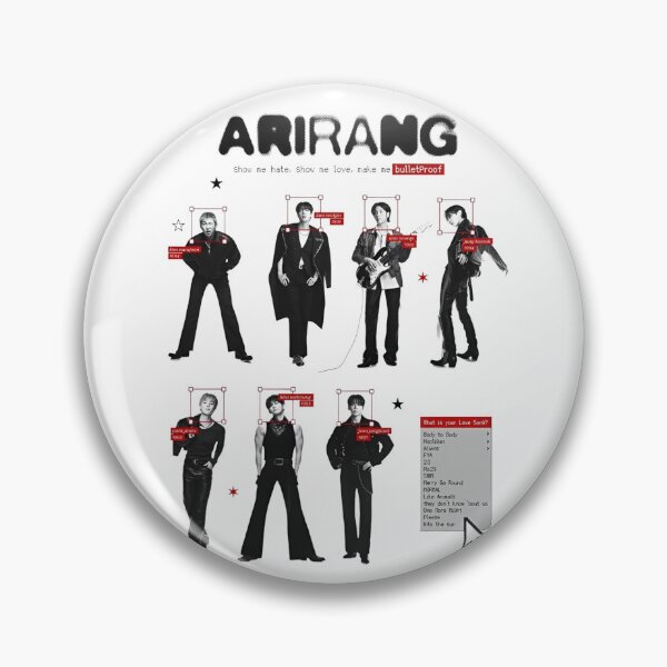 Item preview, BTS Arirang Bulletproof Cyber Aesthetic Art designed and sold by moamaxshop.