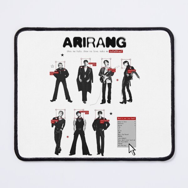 Item preview, BTS Arirang Bulletproof Cyber Aesthetic Art designed and sold by moamaxshop.