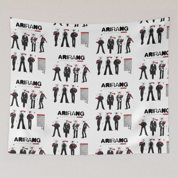 Item preview, BTS Arirang Bulletproof Cyber Aesthetic Art designed and sold by moamaxshop.