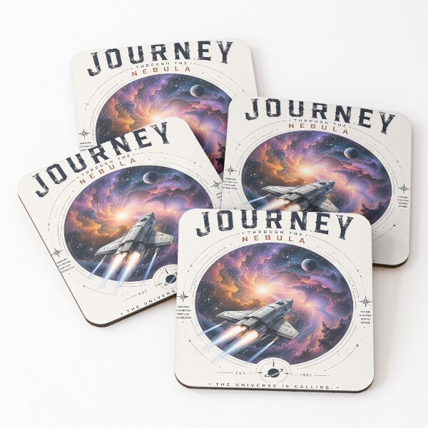 Item preview, Journey Through the Nebula – Beyond the Stars Space Shuttle T-Shirt Design designed and sold by Artisan Finds Online.