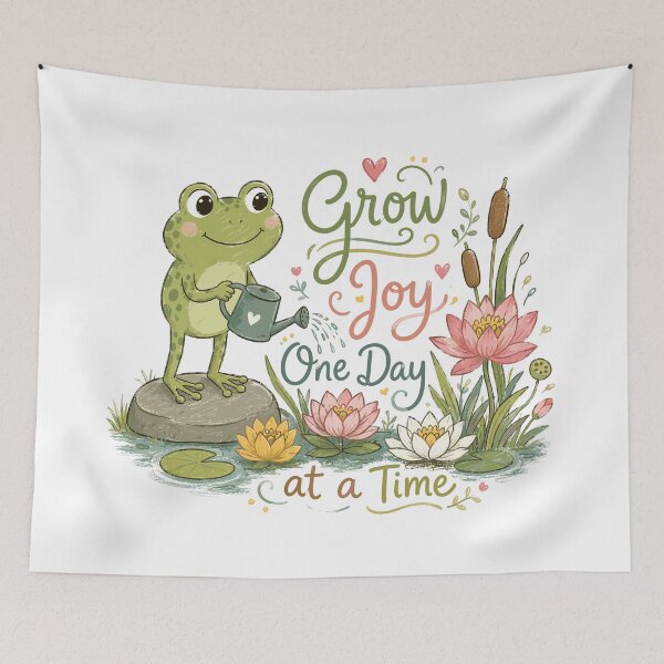 Item preview, Puddle Pal - Cute Frog designed and sold by bapupa.