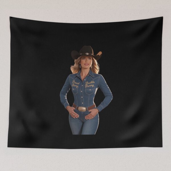 Item preview, Proud Buckle Bunny Western Cowgirl | Country Girl Graphic Tee  designed and sold by Redjakkal.