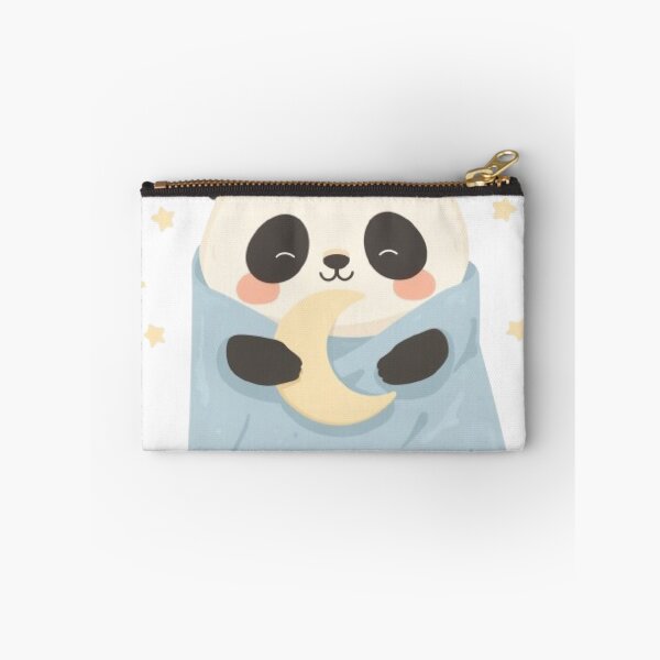 Item preview, Cute Sleepy Panda Kawaii Sticker | Cozy Panda with Moon Pillow designed and sold by Stylestickers55.