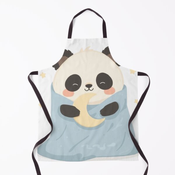 Item preview, Cute Sleepy Panda Kawaii Sticker | Cozy Panda with Moon Pillow designed and sold by Stylestickers55.