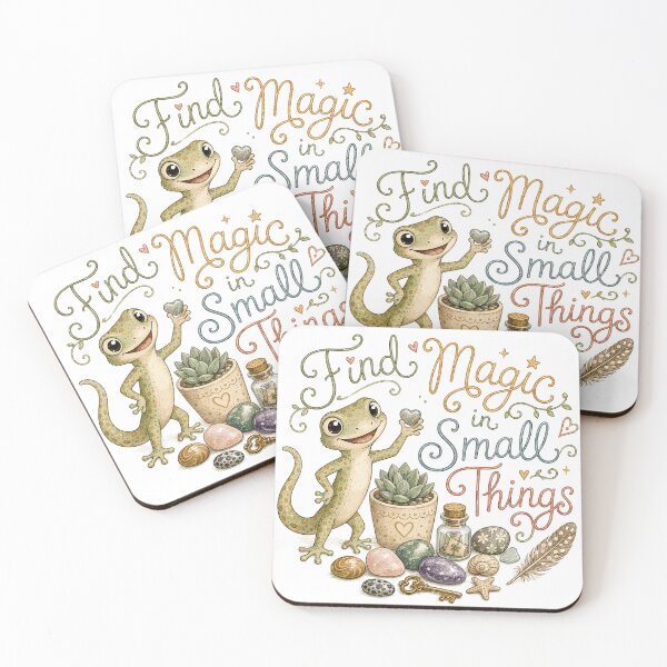 Item preview, Pebble Collector - Cute Gecko designed and sold by bapupa.