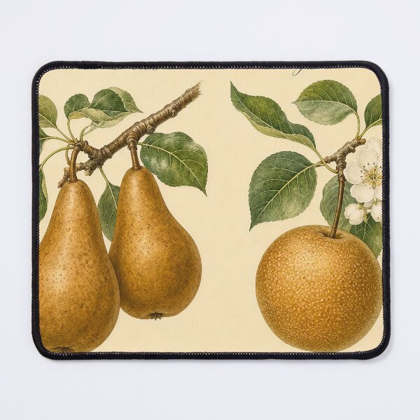 Item preview, Vintage Pear Varieties Botanical Print designed and sold by NuvoraNest.