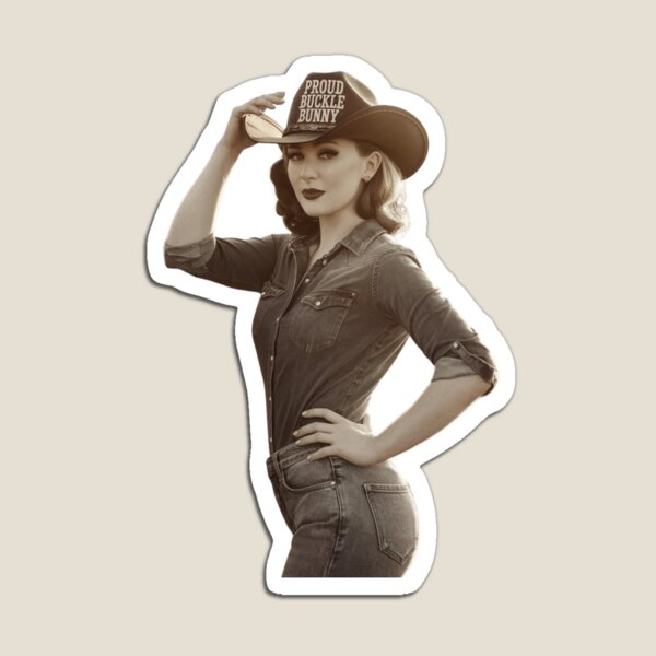 Item preview, Proud Buckle Bunny Western Cowgirl | Country Girl Graphic Tee  designed and sold by Redjakkal.