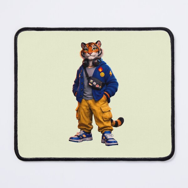 Item preview, Cool Tiger in Streetwear Art - Urban Style Tiger designed and sold by Royal Beast Art.