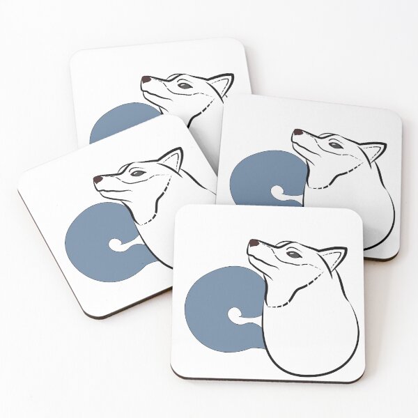 Item preview, Shiba Inu Sumi-e (Japanese ink painting) "HANADA-c" designed and sold by ShibaCruise-On.