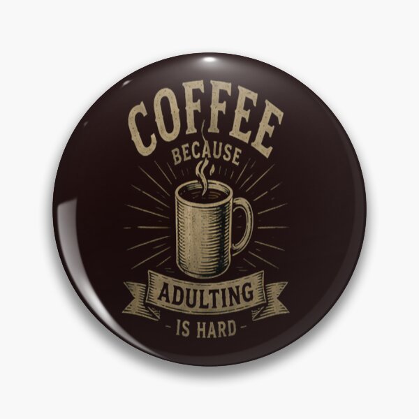 Item preview, Coffee Because Adulting Is Hard Vintage Mug designed and sold by HuNDefii.