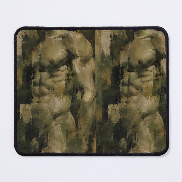 Item preview, Wabi Sabi Male Torso with Kintsugi Spirit and Timeless Classical Presence designed and sold by Aryabek.