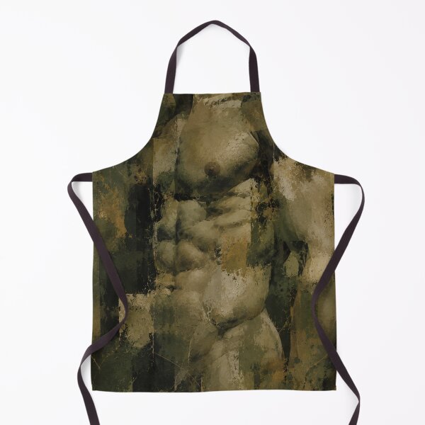 Item preview, Wabi Sabi Male Torso with Kintsugi Spirit and Timeless Classical Presence designed and sold by Aryabek.