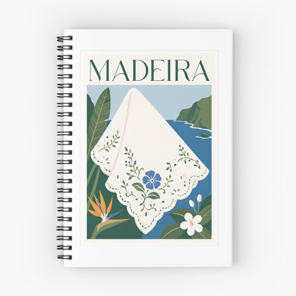 Item preview, Madeira Portugal Lace Embroidery Tropical Poster designed and sold by Beyond Destinations.