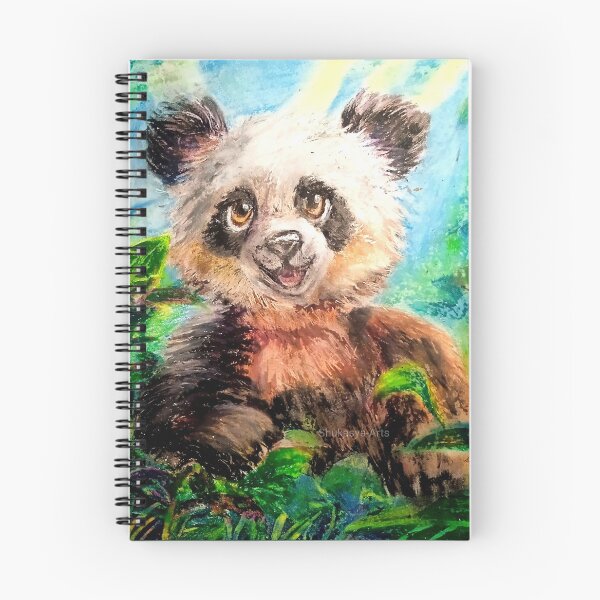 Item preview, Cute panda in jungle portrait aesthetic  designed and sold by Shukasya-Arts.