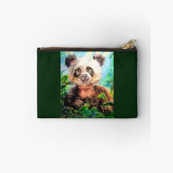 Item preview, Cute panda in jungle portrait aesthetic  designed and sold by Shukasya-Arts.