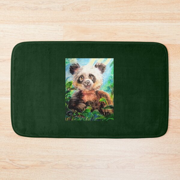 Item preview, Cute panda in jungle portrait aesthetic  designed and sold by Shukasya-Arts.