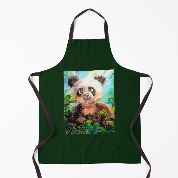 Item preview, Cute panda in jungle portrait aesthetic designed and sold by Shukasya-Arts.