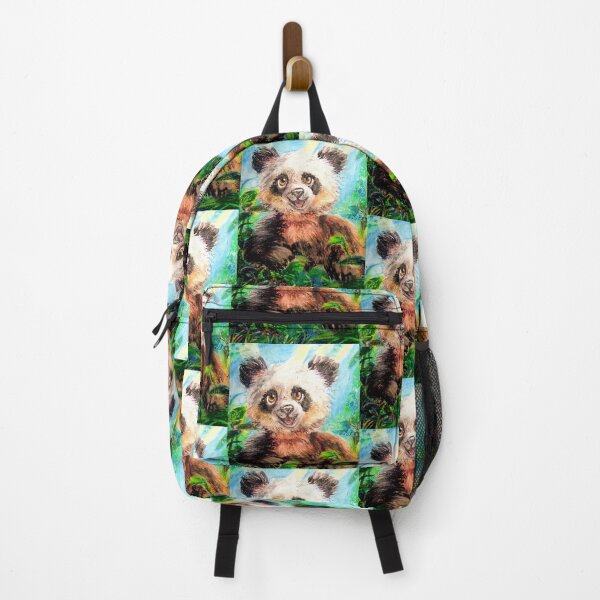 Item preview, Cute panda in jungle portrait aesthetic designed and sold by Shukasya-Arts.