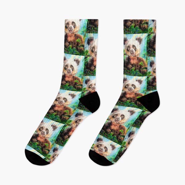 Item preview, Cute panda in jungle portrait aesthetic  designed and sold by Shukasya-Arts.