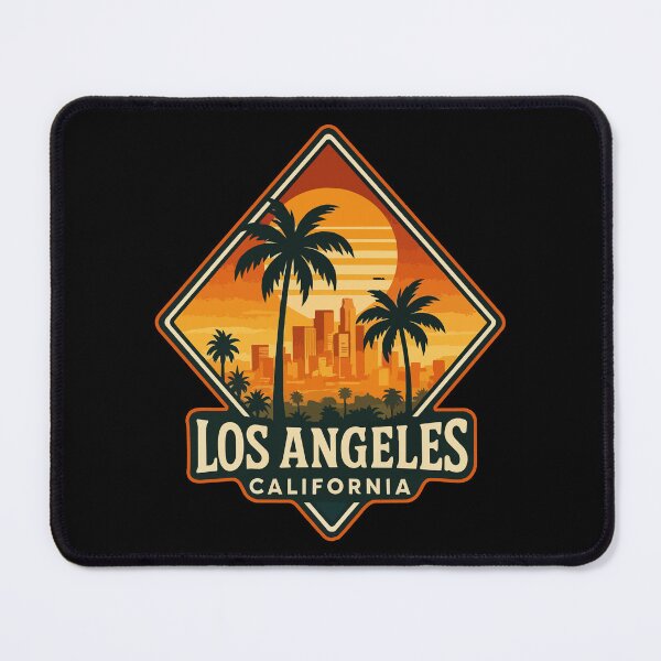 Item preview, Los Angeles California USA Retro designed and sold by TomFrontierArt.